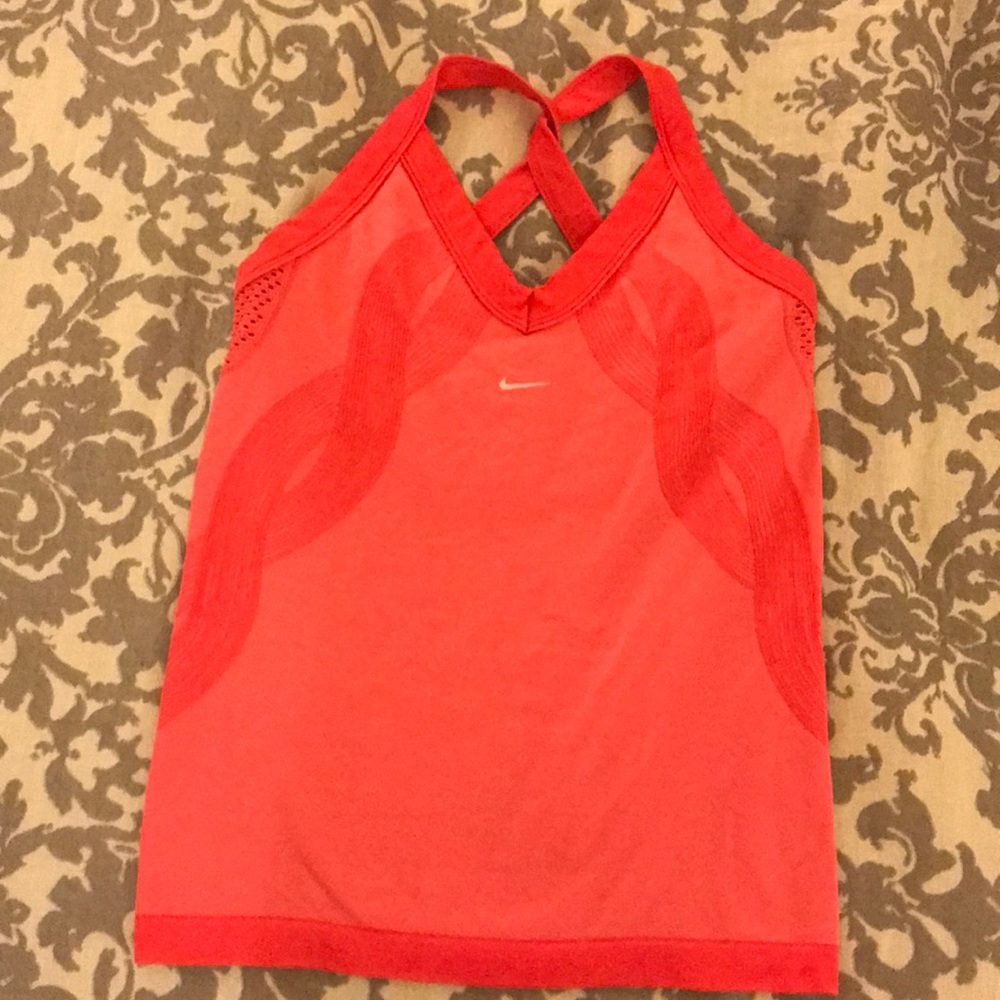 Pink Nike tank top